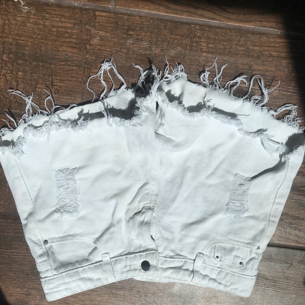 Ripped shorts